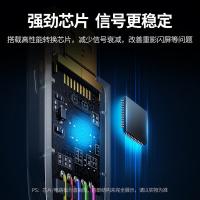 绿联（UGREEN） HDMI转VGA 转换线 圆线款1.5米 (单位:条) 黑色