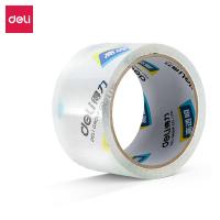 得力（deli） 30320 封箱胶带 60mm*30y*50um 透明色 6卷/筒 (单位:筒)