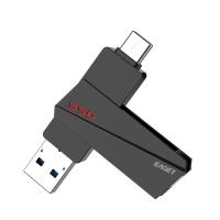 忆捷（EAGET）SU20 高速传输固态U盘 Type-c USB3.2 Gen2 256G （单位：个) 锖色