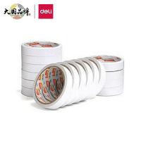 得力（deli） 30402 棉纸双面胶带 18mm*10y 16卷/袋   (单位:袋)