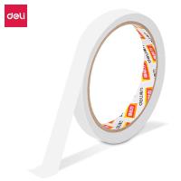 得力（deli） 30402 棉纸双面胶带 18mm*10y 16卷/袋   (单位:袋)