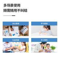 得力（deli） 30402 棉纸双面胶带 18mm*10y 16卷/袋   (单位:袋)