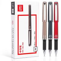 得力（deli） S72 中性笔1.0mm子弹头 12支一盒（单位：盒）黑