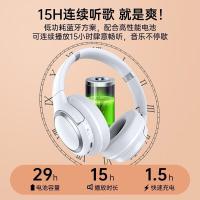 联想（Lenovo） TH40 头戴式蓝牙耳机 电池容量400mAh（单位：个） 白灰色