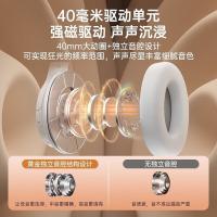 联想（Lenovo） TH40 头戴式蓝牙耳机 电池容量400mAh（单位：个） 白灰色