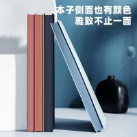得力（deli） 22290 莫兰迪皮面本 A5 112张(单位：本) 黑色