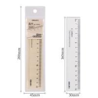 得力（deli） 79751 直尺 15cm 透明色 (单位:套)