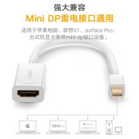 绿联（UGREEN） 10461 Mini DP转HDMI转换器 20cm 黑色 (单位:个)