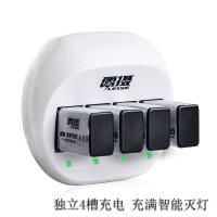 雷摄（LEISE） 904四槽 9V锂电池快速充电套装(配4节600毫安9V锂电池+四槽9V充电器） 4节9v锂电电池 白色（单位：套）
