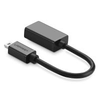 绿联（UGREEN） 10383 OTG数据线 mini USB转接头线 黑色 (单位:根)