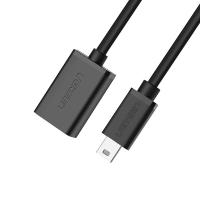 绿联（UGREEN） 10383 OTG数据线 mini USB转接头线 黑色 (单位:根)