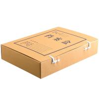 齐心（COMIX） AG-60 档案盒 218*310*60mm A4 10个/套 （单位：套） 牛皮纸色 新老包装随机发货
