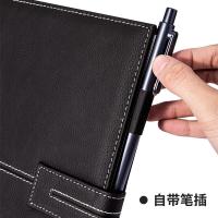 得力（deli） 3343 单包插芯皮面本 25K 120张(单位：本) 黑色