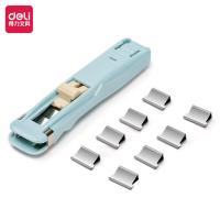 得力（deli） 8591F 推夹器  140mm*28mm 推夹器*1 补充夹*8  (单位:个)