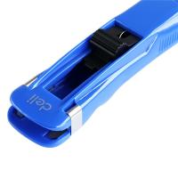 得力（deli） 8591 推夹器 116*23mm 蓝色 (单位:只)