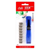 得力（deli） 8591 推夹器 116*23mm 蓝色 (单位:只)
