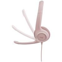 罗技（Logitech） H390 耳机 带麦克风话筒 电脑笔记本办公有线耳麦 300g （单位:台） 茱萸粉