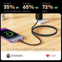 毕亚兹（BIAZE） K111 60W快充数据线 1.5m(单位：根) Type-C to Type-C 黑色