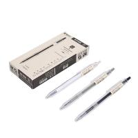 晨光（M&G） AGP81108 全针管按动中性签字笔 0.5mm  （单位：盒） 黑色(笔杆颜色随机)