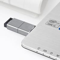 忆捷（EAGET） F90 U盘 128GB USB3.0 推拉式 金属 防尘/防水/防震 55.9*21.5*9.8MM (单位：个)