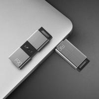 忆捷（EAGET） F90 U盘 128GB USB3.0 推拉式 金属 防尘/防水/防震 55.9*21.5*9.8MM (单位：个)