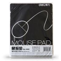 得力（deli） 3692 鼠标垫250*220mm 耐磨橡胶 黑色