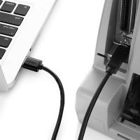 绿联（UGREEN） 20847 打印数据线 2米 USB2.0 镀金头 （单位：根）黑色
