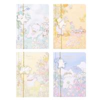 得力（deli） 手账本 花丛物语系列 SZ073 180mm*130mm (单位:本) 颜色随机发货