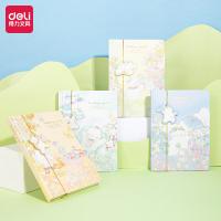 得力（deli） 手账本 花丛物语系列 SZ073 180mm*130mm (单位:本) 颜色随机发货