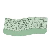山业 GSKBERGW6GR-SET 键鼠套装 鼠标：110x75x60mm 键盘：501x212x41.5mm 绿色 (单位:套)