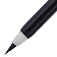 得力（deli） 6589 小楷新式毛笔 0.9cm(直径)17cm(长度) 黑色 (单位:支)