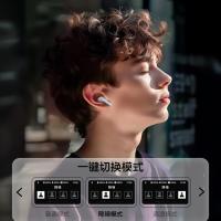 洛克（ROCK） RAU0782 A5 PRO 智能屏 ANC 主动降噪蓝牙耳机 300mAh(单位：副) 白色