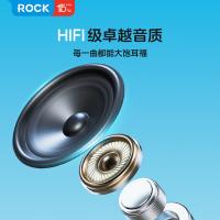 洛克（ROCK） RAU0782 A5 PRO 智能屏 ANC 主动降噪蓝牙耳机 300mAh(单位：副) 白色