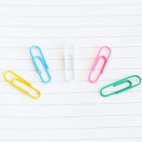 得力（deli） 0024 彩色回形针 29mm 100枚/盒(单位：盒) 彩色