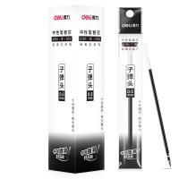 得力（deli） S760 直杆中性笔芯 0.5mm子弹头 黑色 20支/盒 (单位:盒)
