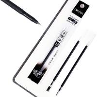 得力（deli） S760 直杆中性笔芯 0.5mm子弹头 黑色 20支/盒 (单位:盒)