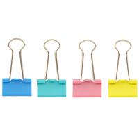 宝克（BAOKE） BC1365 长尾夹 19mm 40只/筒 （单位:筒） 彩色