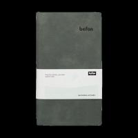 得印（befon） 3693 商务皮面笔记本记事本 A6 苔绿色（单位：本）