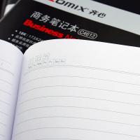 齐心（COMIX） C4612 皮面笔记本 25K 74张(单位：本) 黑色