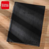 齐心（COMIX）CK5851 优选系列商务软皮面本 A5/98张（单位：本）黑色 新老包装随机发货
