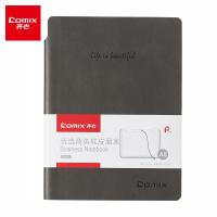 齐心（COMIX）CK5851 优选系列商务软皮面本 A5/98张（单位：本）黑色 新老包装随机发货