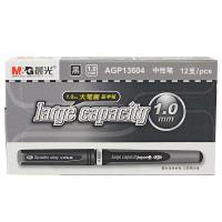 晨光（M&G） AGP13604 拔帽大笔画中性笔 1.0mm  （单位：支） 黑色