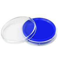 得力（deli） 9863 快干印台 内直径62mm 蓝色