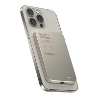 摩米士 IP116AE 苹果磁吸充电宝超薄PD20W快充外接移动电源 5000mAh（单位：个）钛金色/黑色 颜色随机