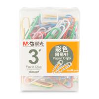晨光（M&G） ABS91699 PP彩色回形针 3号 100枚/盒(单位：盒)