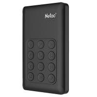 朗科(Netac) K588 数字按键安全硬件加密移动硬盘USB3.0 2TB（单位：个）黑色