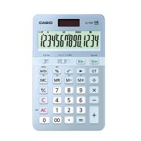 卡西欧（CASIO） JS-40B 时尚办公商务计算器 (计价单位：台) 14位 蓝色 (单位:台)