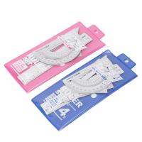 晨光（M&G） ARL96178 直尺 金属套尺（直尺+三角尺*2+量角器） 4件/套 （单位:套） 蓝色