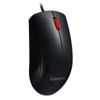 联想（Lenovo） M220L 有线轻音鼠标 大红点 线长1.4米(单位：个) 黑色