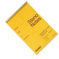 国誉（KOKUYO） S6090 渡边 单线圈/竖翻螺旋本 A5 80页 黄色 (单位:本)